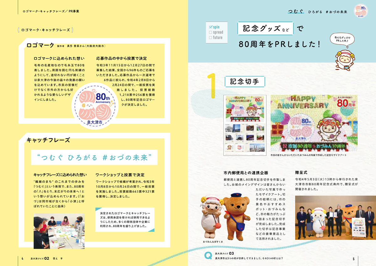 泉大津市市制80周年記念事業報告書